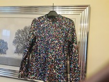 warehouse sequin multi colour
