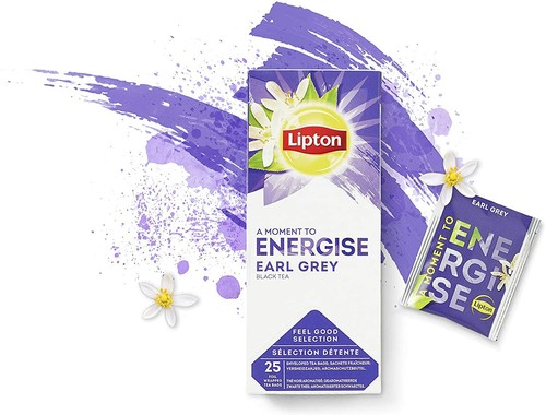 Lipton earl grey teabags - grey,