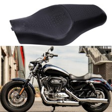 Two Up Driver Passenger Seat For Harley Davidson Sportster XL 883 1200 Custom UK