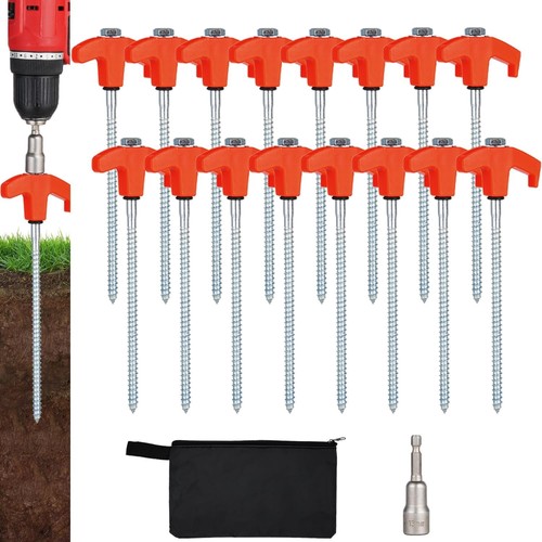 Pack screw tent - screw, stakes