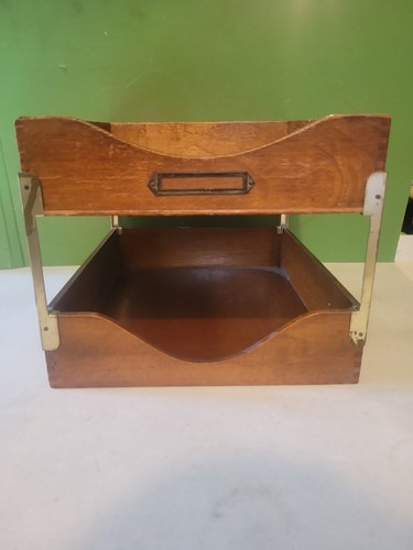 Vintage globe weis wood - weis,