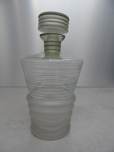 Art deco glass - deco, decanter