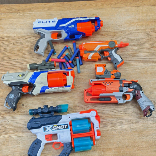 Nerf gun bundle bullets - gun,