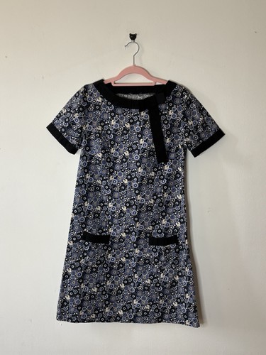 Herry blue floral shift - floral,