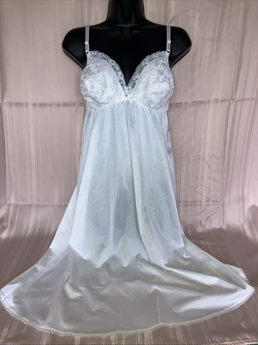 Vtg full petticoat slip built - vtg,
