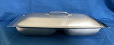 Chichester Stainless Steelware Breakfast Dish 2 Section and Lid ~ C2412.