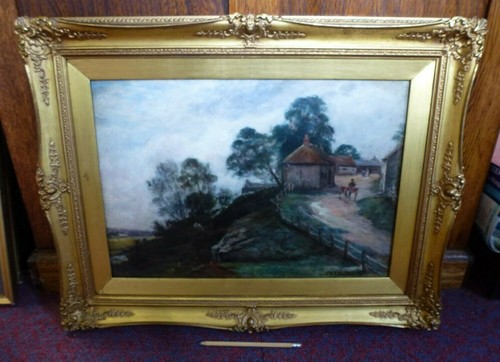 Antique signed scottish - antique, framed