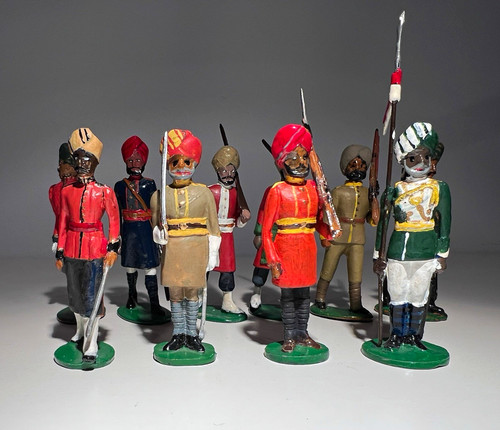 Vintage indian army model - indian,
