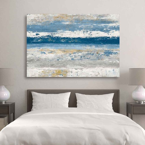 Abstract navy blue - &, wall