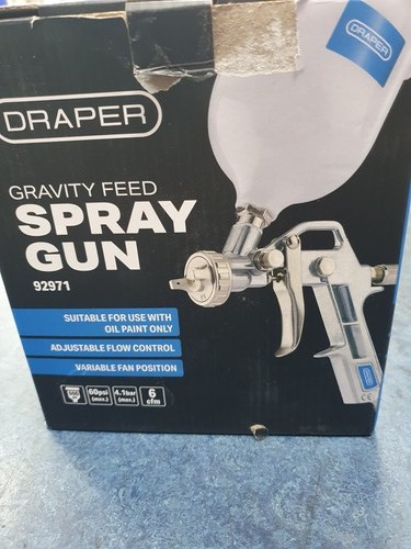 Draper gravity fed paint gun - gravity,