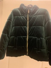 Women's Jade Green Parka Coat