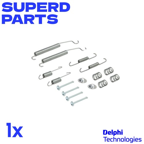 Brake shoe fitting set - set, fits