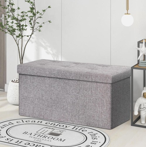 Storage box bench woven - box, seat