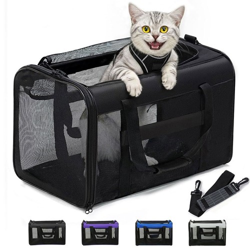 Cat carrier bag soft sided - soft, pet