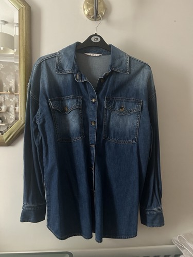 Denim shirt jacket 18 m - denim, 16/18