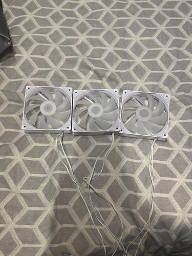 Lian white case fans - white,