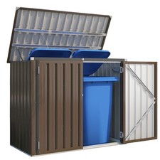 Outdoor Trash Can Storage 46