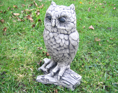 Owl stone garden - owl,