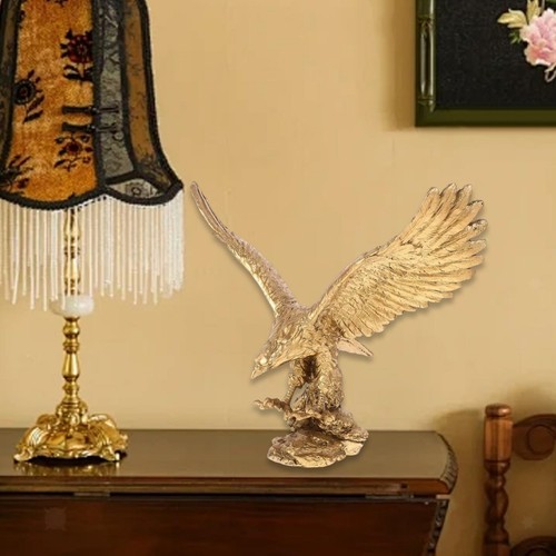 Resin eagle figurine tabletop - figurine,