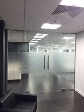 Stock Size Glass Partitions