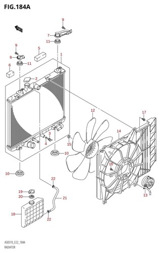 Suzuki genuine radiator assy - suzuki,