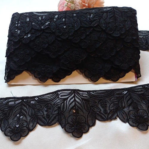 New yards black - black, organza