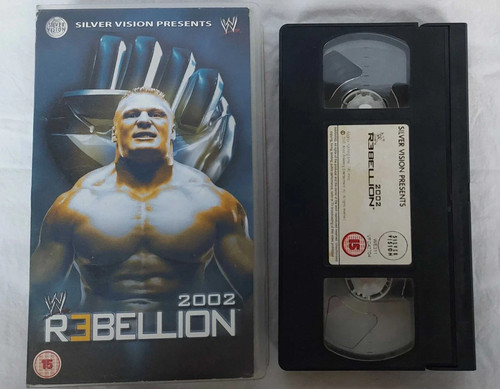 Wwe rebellion 2002 vhs video - rebellion,