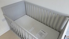 Ikea Sundvik Grey Cot Bed