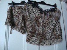 Leopard print PJs / Lingerie set