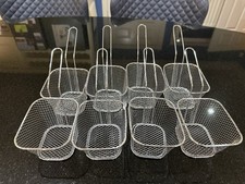 Mini Wire Chip Serving Basket X8