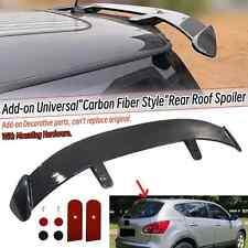 Carbon Fiber Style Universal Rear Roof Spoiler Wing For Nissan Qashqai 2007-2013