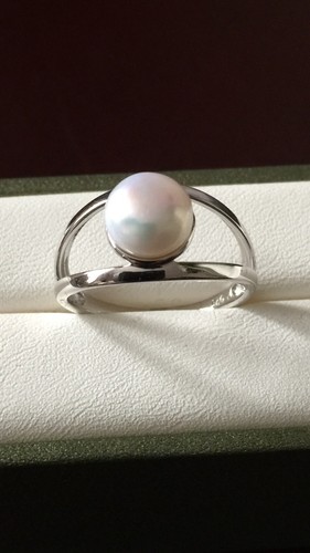 Sterling silver freshwater - silver,