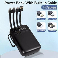 Power Bank 9000000mAh Fast charger Pack USB External Battery For Mobile Phone UK