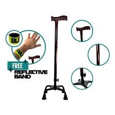 Quad Cane Walking Stick for