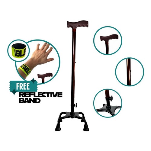 Quad cane walking stick for - walking,