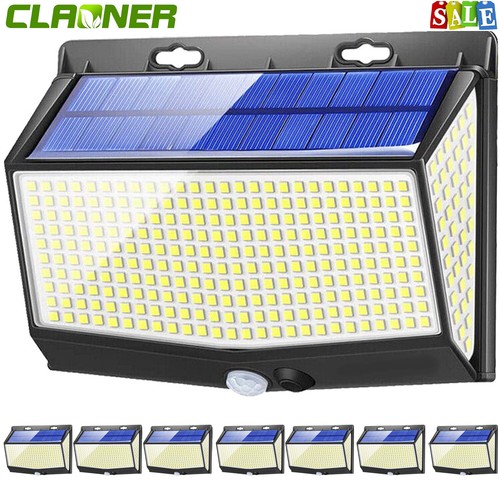 468 led solar powered - powered, pir