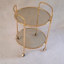 Midcentury Brass Faux Bamboo