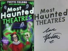 Signed Book Most Haunted Theatres by Yvette Fielding Paperback 2024 Ghosts
