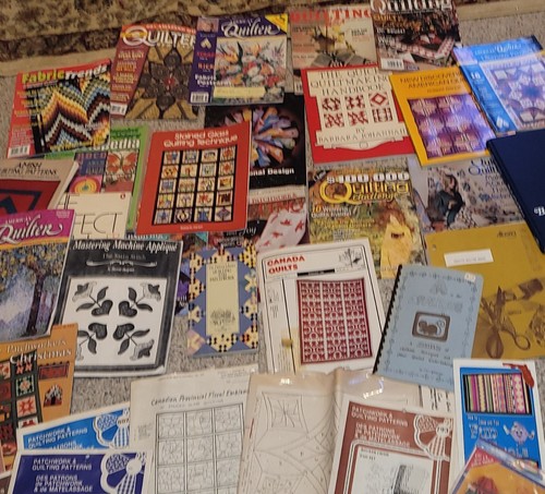 Lot vintage quilting - quilting, books
