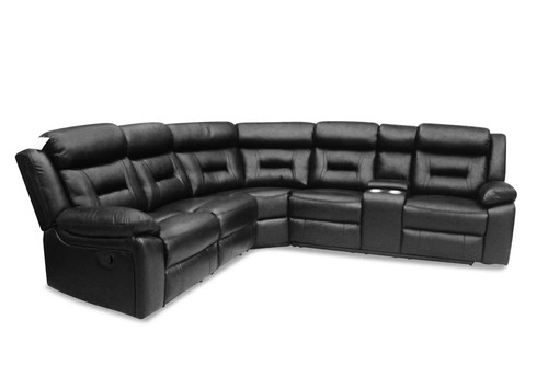 Brand new black leather - new,