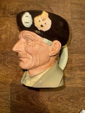 Royal Doulton Monty Character Jug D6202 WW2 Field Marshal Vintage