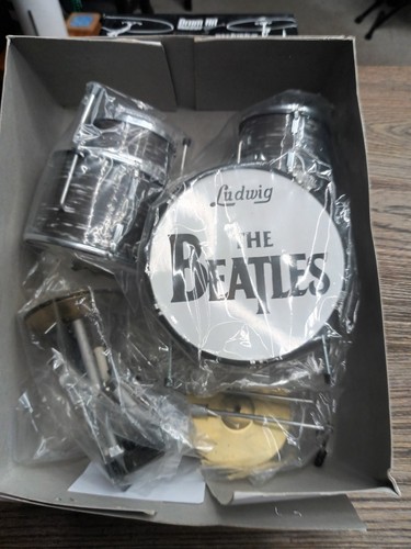 Miniature drum set gray - drum,