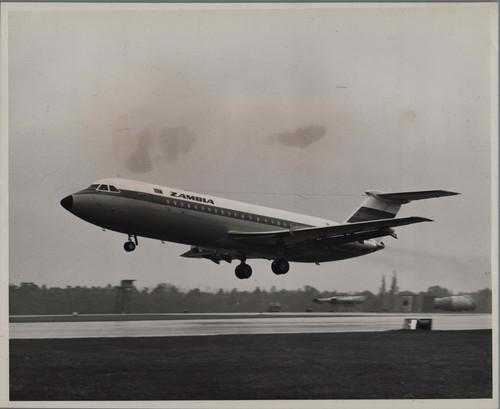 Zambia airways bac1 vintage - airways, bac1-11