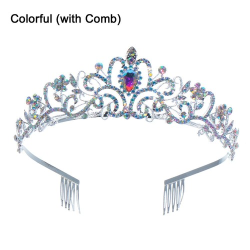 With combs princess rhinestone - with,