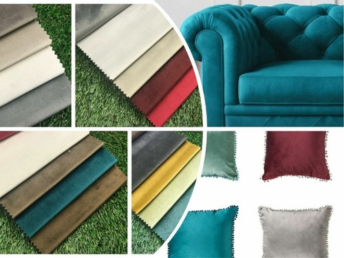 Plush velvet upholstery - plush,