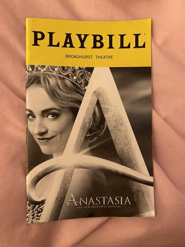 Anastasia playbill october - playbill,