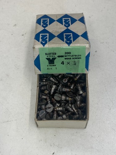 Box steel countersunk screws - box,
