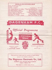 1966-67 at Dagenham;  Edgware