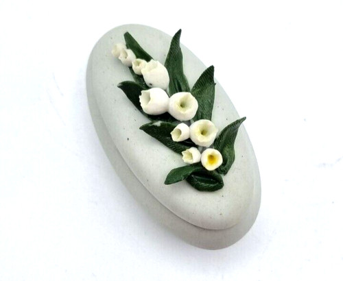 Capodimonte trinket pot ring - trinket,