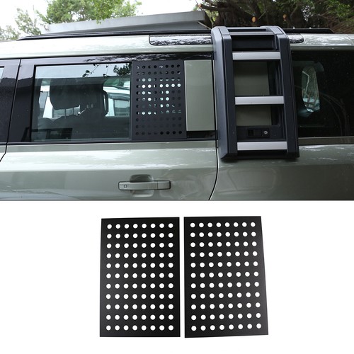 Black alloy side window - black,